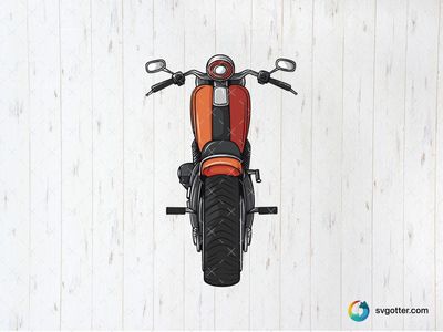 Harley Davidson Motorcycle Illustration, Best for motorcycle enthusiasts, best on t-shirt, best to be applied with screen printing