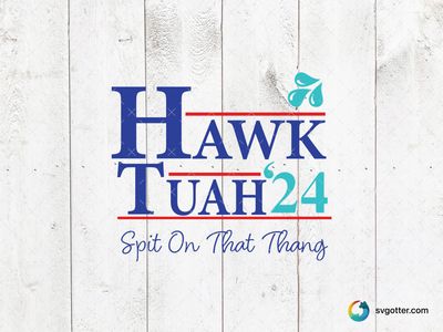 Hawk Tuah 2024 Campaign Design, Best for campaign enthusiasts, best on t-shirt, best to be applied with screen printing