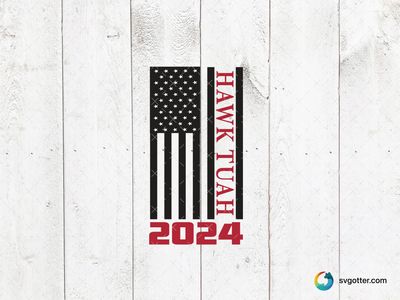 Hawk Tuah 2024 Design, Best for sports fan, best on t-shirt, best to be applied with screen printing