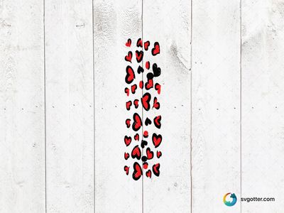 Heart Pattern Design, Best for romantic occasions, best on tote bags, best to be applied with sublimation
