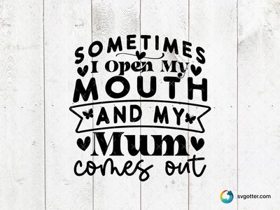 Heartfelt Mum Design, Best for mama, best on t-shirt, best to be applied with heat transfer vinyl