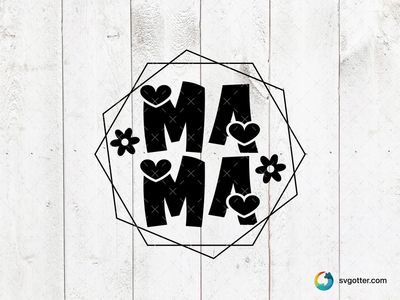 Heartfelt Mum Design, Best for mama, best on t-shirt, best to be applied with heat transfer vinyl