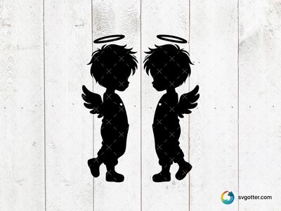 Heavenly Angel Silhouette, Best for spiritual enthusiasts, best on wall art, best to be applied with sublimation