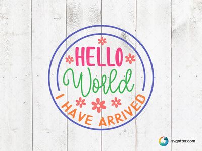 Hello World Baby Onesie Design, Best for baby, best on baby onesies, best to be applied with sublimation