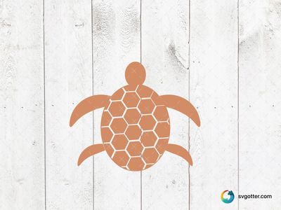 Hexagon Turtle Design, Best for beach lovers, best on t-shirts, best to be applied with sublimation