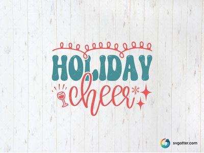 Holiday Cheer Design, Best for holiday enthusiasts, best on t-shirts, mugs, and tote bags, best to be applied with sublimation and heat transfer vinyl