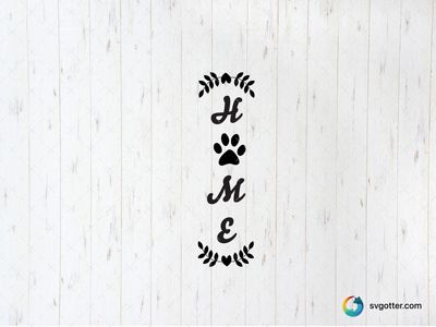 Home Paw Print Decor, Best for pet lovers, best on wall art, best to be applied with decal application
