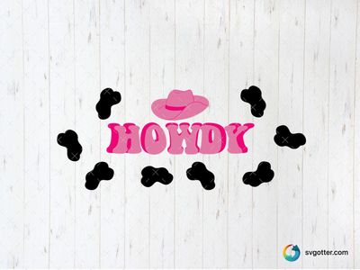 Howdy Cowboy Glass Wrap, Best for cowboy enthusiasts, best on glass, best to be applied with adhesive vinyl