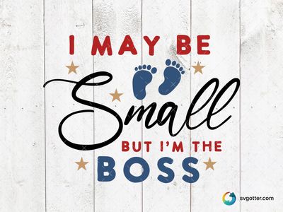 I May Be Small But I'm the Boss Onesie, Best for baby, best on baby onesies, best to be applied with sublimation