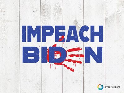 Impeach Biden Graphic, Best for activists, best on t-shirt, best to be applied with screen printing