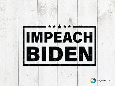 Impeach Biden Statement, Best for activists, best on t-shirt, best to be applied with screen printing