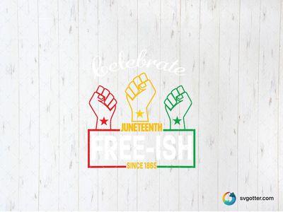 Juneteenth Celebration Design, Best for activists, best on t-shirt, best to be applied with screen printing