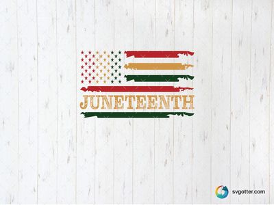 Juneteenth Celebration Flag, Best for activists, best on t-shirt, best to be applied with screen printing