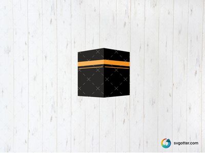 Kaaba Illustration, Best for religious enthusiasts, best on wall art, best to be applied with print and cut