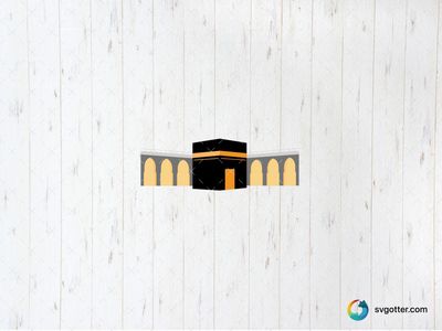 Kaaba Illustration, Best for religious enthusiasts, best on wall art, best to be applied with sublimation