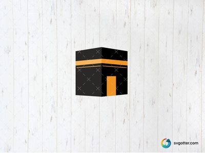 Kaaba Illustration, Best for religious enthusiasts, best on wall art, best to be applied with print and cut