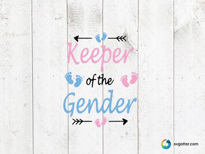 Keeper of the Gender, Best for parents, best on baby onesies, best to be applied with heat transfer vinyl
