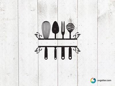 Kitchen Utensil Wall Decor, Best for home decor enthusiasts, best on wall art, best to be applied with decal application