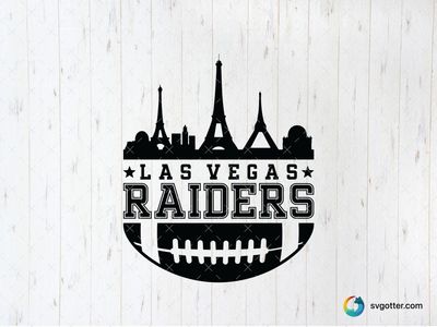 Las Vegas Raiders Logo, Best for sports fans, best on t-shirt, best to be applied with screen printing