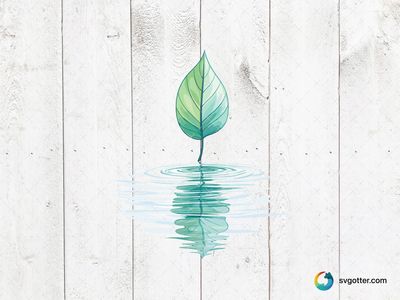 Leaf Reflection, Best for nature enthusiasts, best on wall art, best to be applied with sublimation