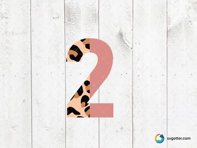 Leopard Pattern Number 2, Best for artists, best on wall art, best to be applied with print and cut