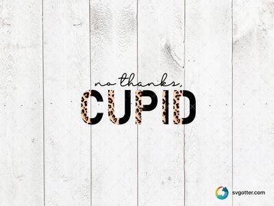 Leopard Print Cupid, Best for fashion enthusiasts, best on t-shirts, best to be applied with heat transfer vinyl