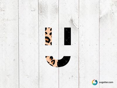 Leopard Print Font Design, Best for designers, best on t-shirt, best to be applied with sublimation