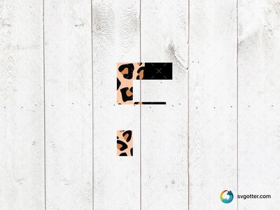 Leopard Print Font, Best for designers, best on t-shirt, best to be applied with sublimation