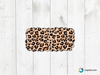 Leopard Print Frame, Best for artists, best on wall art, best to be applied with sublimation