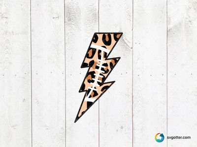 Leopard Print Lightning Bolt Icon, Best for fashion enthusiasts, best on t-shirt, best to be applied with screen printing
