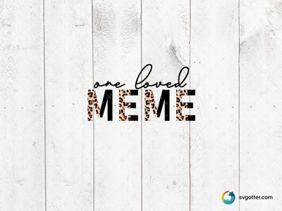 Leopard Print Meme Mom, Best for mom, best on t-shirt, best to be applied with heat transfer vinyl