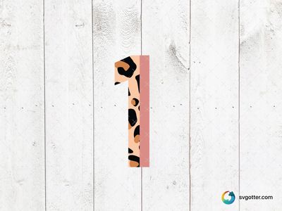 Leopard Print Number One, Best for artists, best on wall art, best to be applied with print and cut