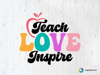 Love for Teachers, Best for teacher, best on t-shirt, best to be applied with heat transfer vinyl