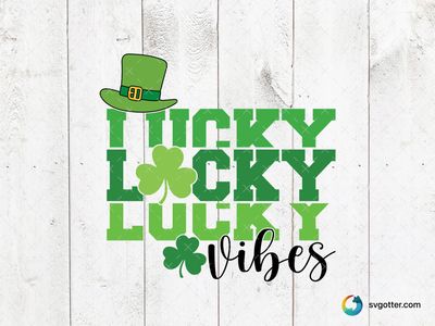Lucky St Patrick's Day Design, Best for holiday enthusiast, best on t-shirt, best to be applied with heat transfer vinyl