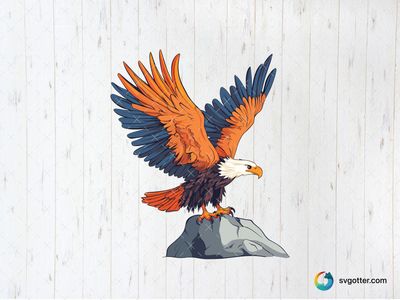 Majestic Eagle Illustration, Best for nature enthusiasts, best on wall art, best to be applied with sublimation
