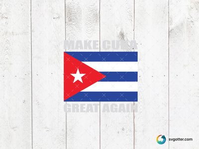 Make Cuba Great Again, Best for activists, best on t-shirt, best to be applied with screen printing