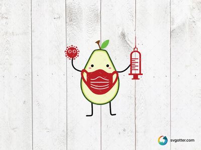 Masked Avocado Health, Best for health enthusiasts, best on t-shirt, best to be applied with sublimation