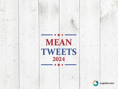 Mean Tweets 2024 Design, Best for political enthusiasts, best on t-shirt, best to be applied with screen printing