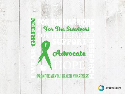 Mental Health Advocate Design, Best for activists, best on t-shirt, best to be applied with screen printing