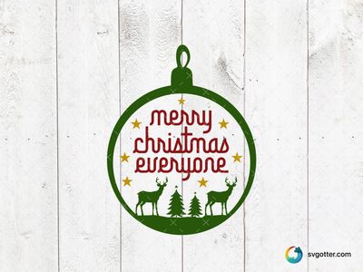 Merry Christmas Ornament, Best for holiday enthusiasts, best on ornaments, best to be applied with sublimation