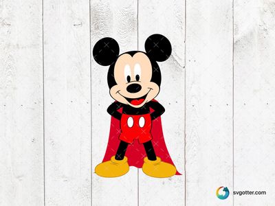 Mickey Mouse Superhero, Best for children, best on t-shirt, best to be applied with sublimation