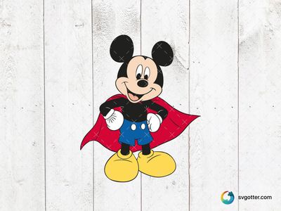 Mickey Mouse Superhero, Best for children, best on t-shirt, best to be applied with sublimation