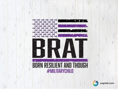 Military Child Brat, Best for child, best on t-shirt, best to be applied with heat transfer vinyl