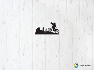 Mountain Biking Adventure, Best for athletes, best on t-shirt, best to be applied with screen printing
