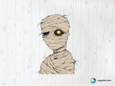 Mummy Horror Art, Best for horror enthusiasts, best on wall art, best to be applied with screen printing
