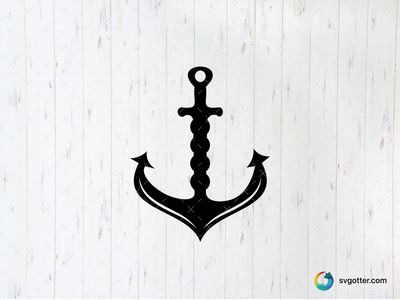 Nautical Anchor Design, Best for traveler, best on tote bag, best to be applied with screen printing