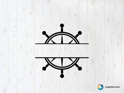 Nautical Ship Wheel Design, Best for traveler, best on tote bag, best to be applied with screen printing