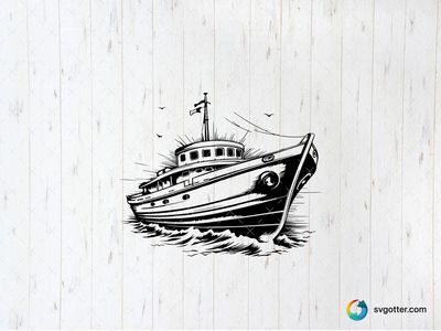 Nautical Voyage Illustration, Best for travelers, best on wall art, best to be applied with print and cut