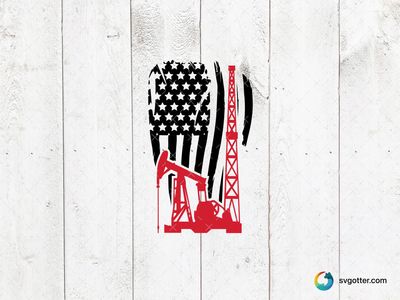 Oil Rig Silhouette, Best for engineer, best on t-shirt, best to be applied with screen printing