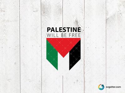 Palestine Will Be Free, Best for activists, best on t-shirt, best to be applied with screen printing
